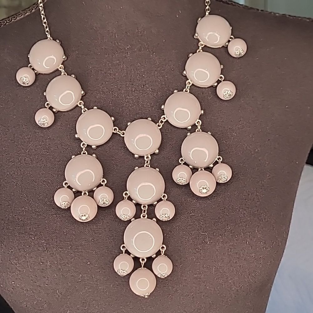 Gray and Silver Cascading Costume Jewelry